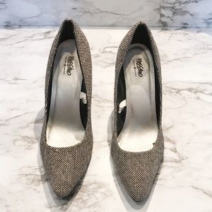 MOSSIMO Black and White Heels